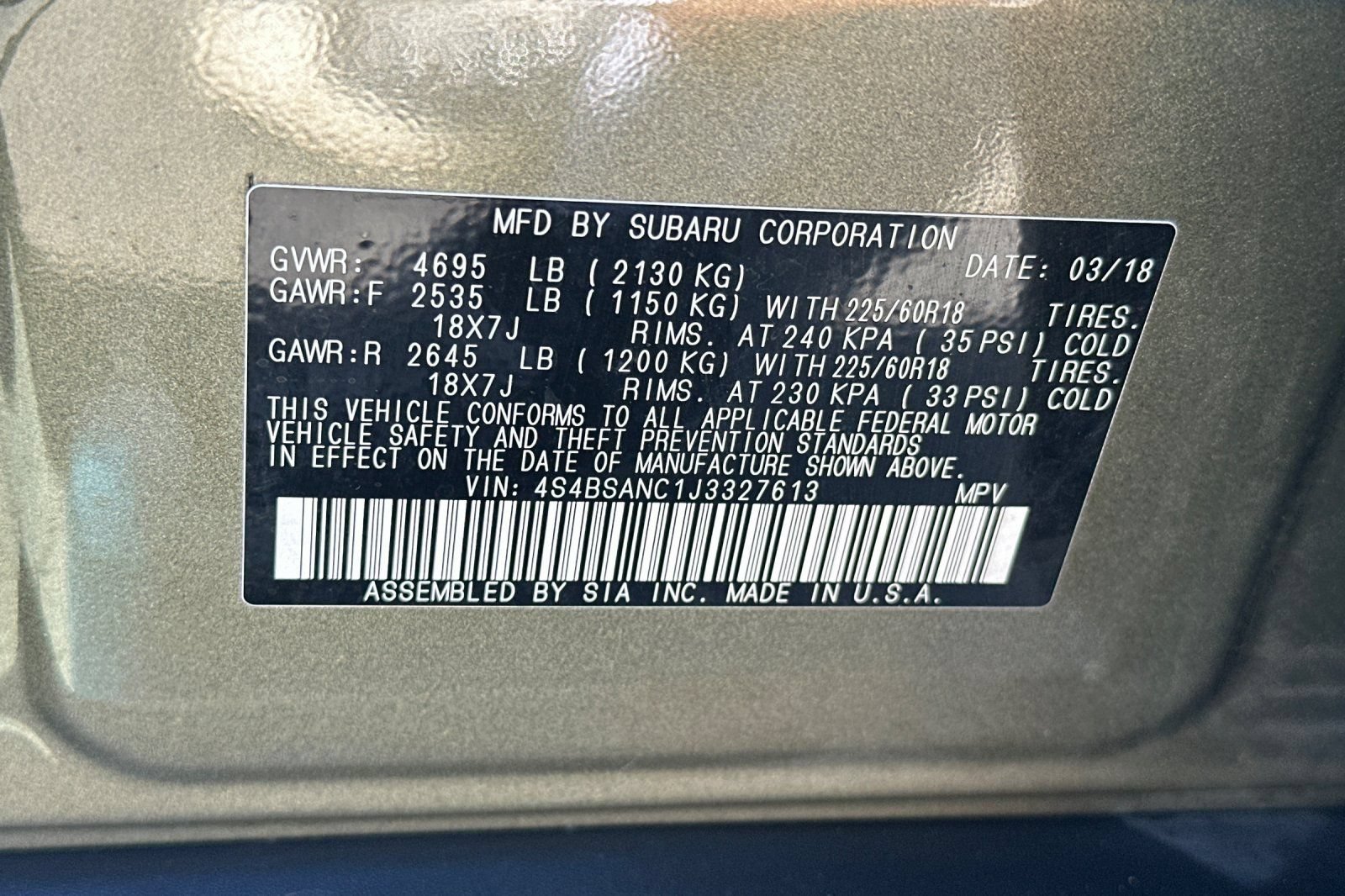 Used 2018 Subaru Outback 2.5i Limited AWD/4WD image 27