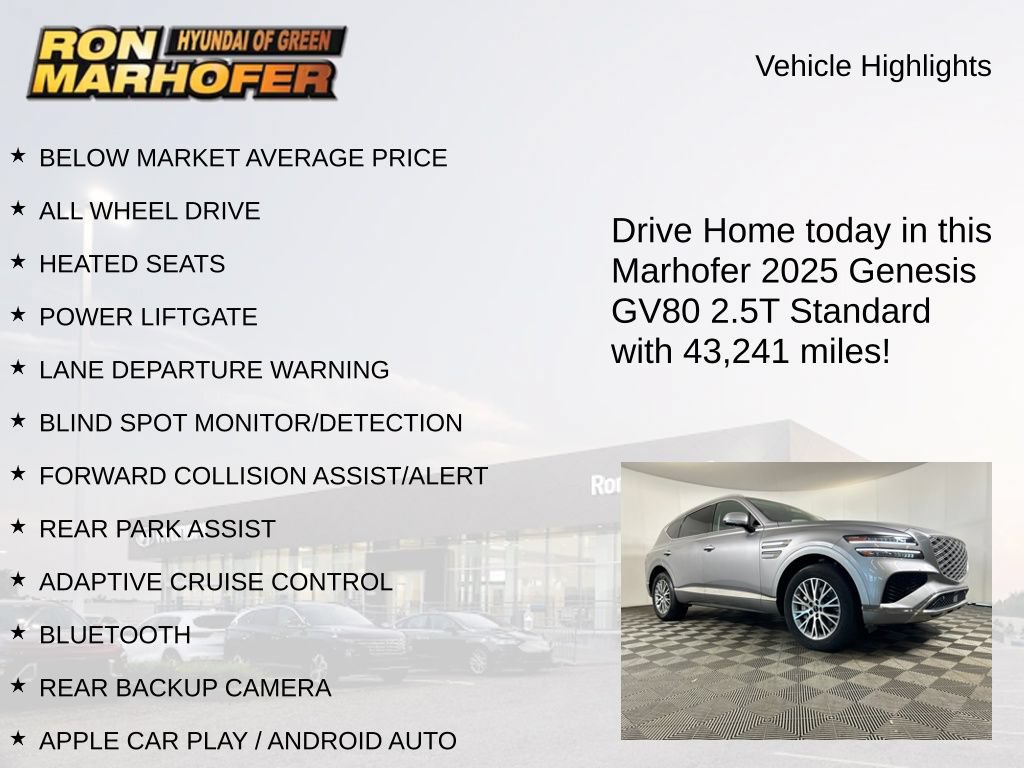 Used 2025 Genesis GV80 2.5T Standard AWD/4WD image 14