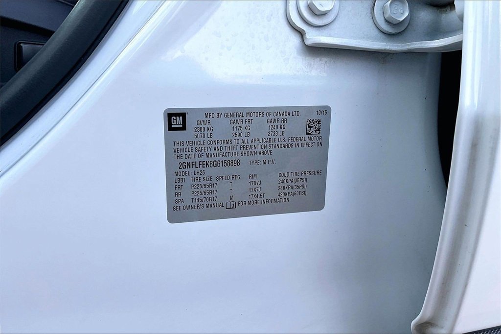 Used 2016 Chevrolet Equinox LT w/ Convenience Package image 35