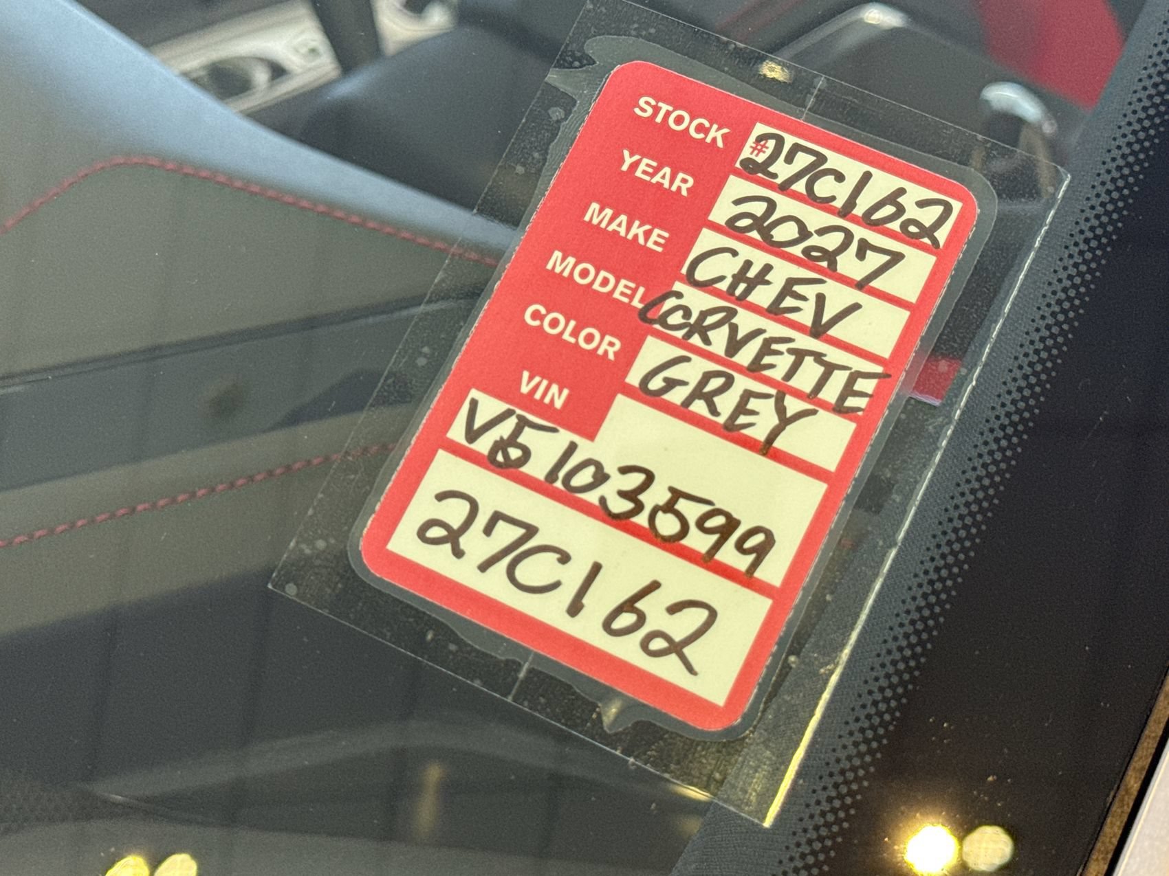 New 2027 Chevrolet Corvette Stingray Convertible w/ Battery Protection Package RWD image 26