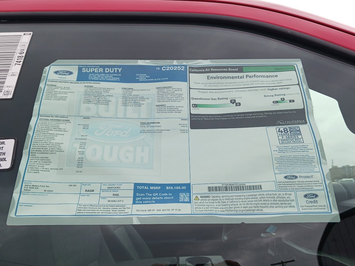 New 2026 Ford F350 XL w/ XL Off-Road Package image 7