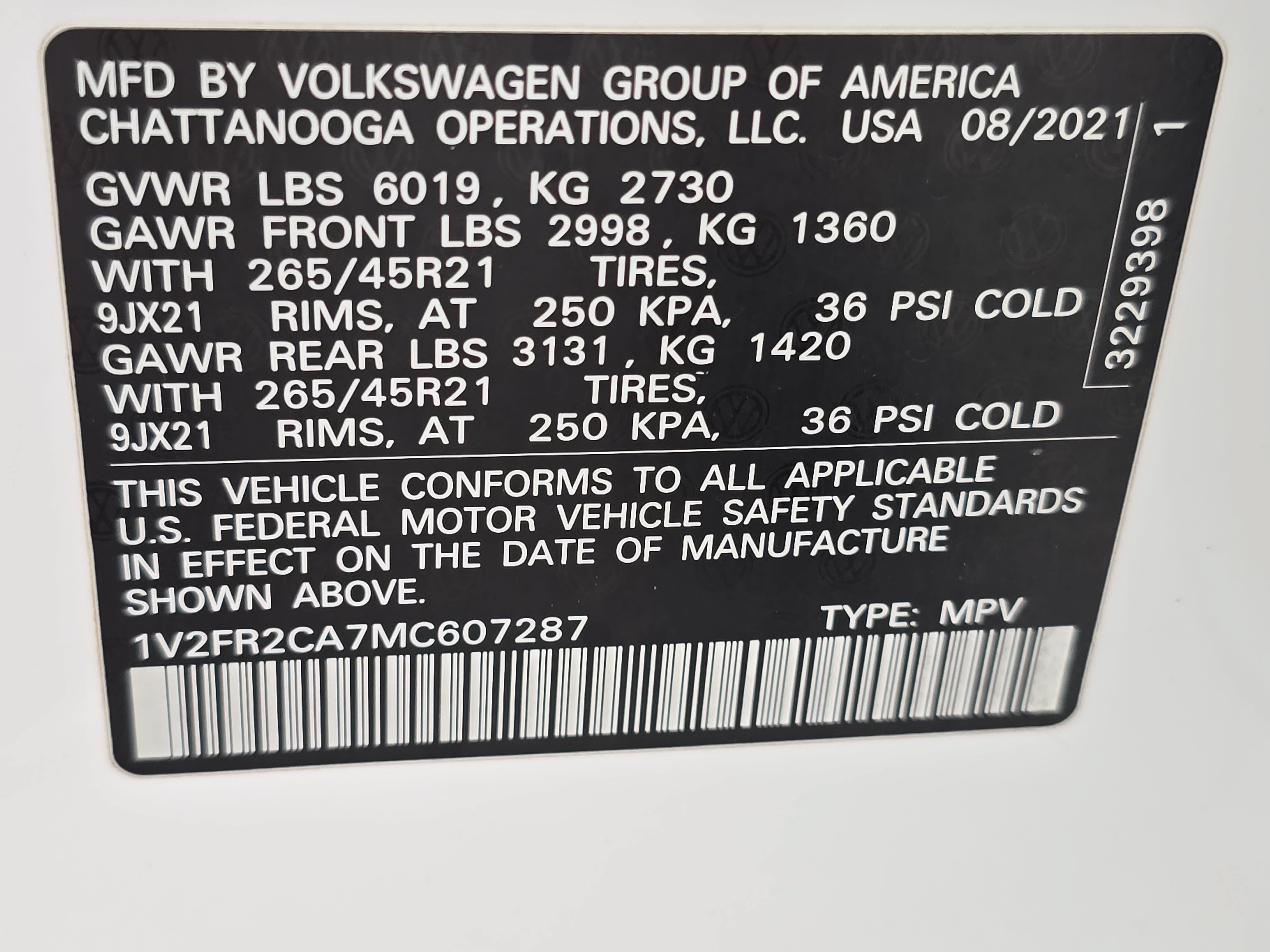 Used 2021 Volkswagen Atlas SEL Premium AWD/4WD image 37