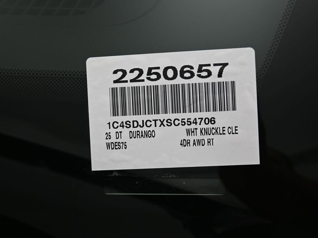 New 2025 Dodge Durango R/T w/ Blacktop Package image 11