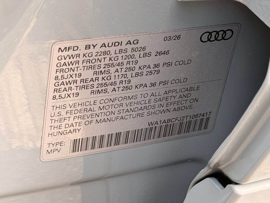 New 2026 Audi Q3 quattro 2.0T AWD/4WD image 27