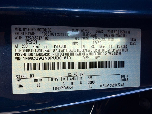Used 2023 Ford Escape Active AWD/4WD image 14
