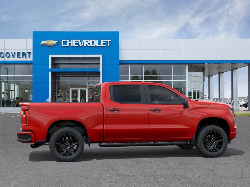 New 2026 Chevrolet Silverado 1500 Custom w/ Turbomax Blackout Package RWD image 5