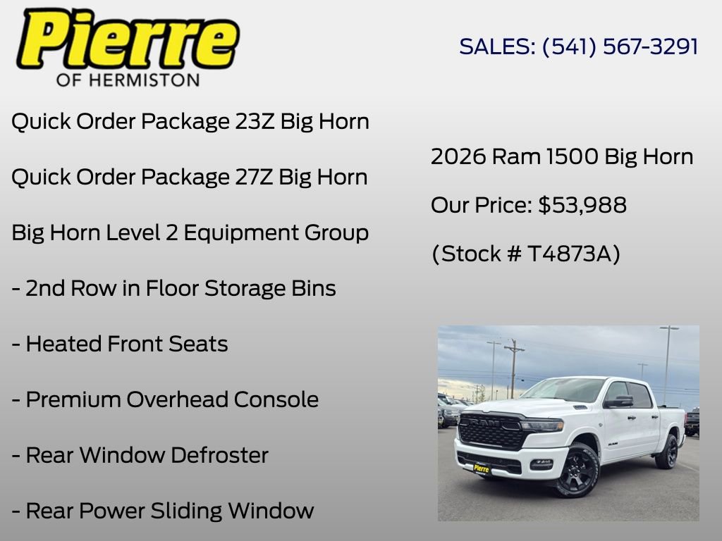 Used 2026 RAM 1500 Big Horn image 6