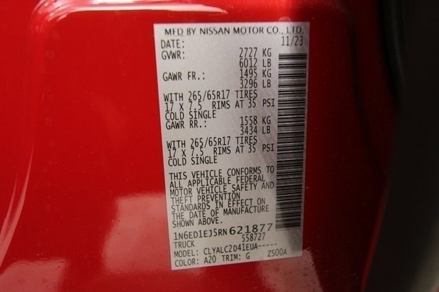 Used 2024 Nissan Frontier SV w/ SV Convenience Package image 13