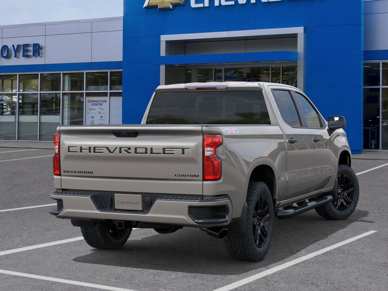 New 2026 Chevrolet Silverado 1500 Custom w/ Turbomax Blackout Package AWD/4WD image 4