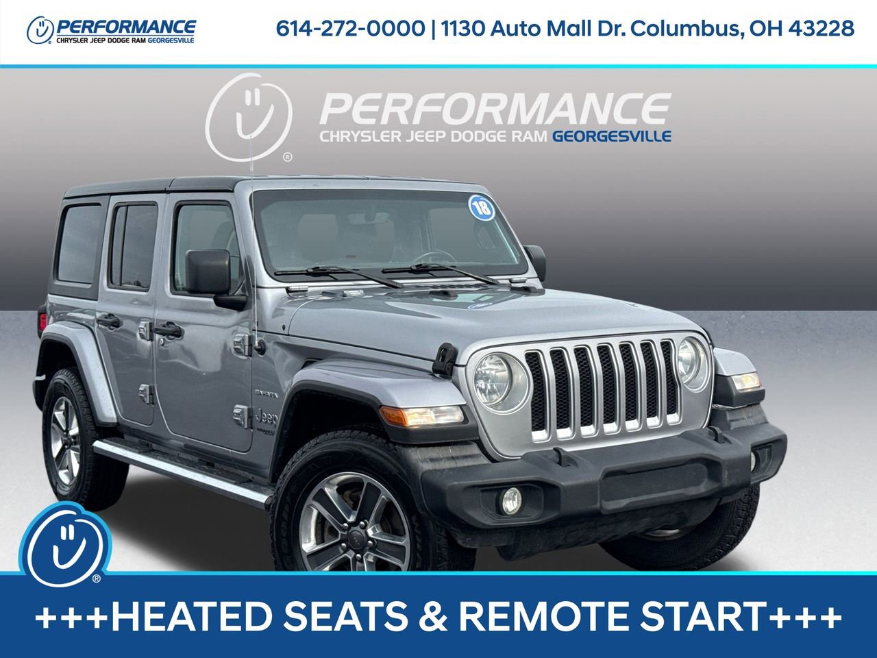 Used 2018 Jeep Wrangler Unlimited Sahara w/ Uconnect 4C Nav & Sound Group