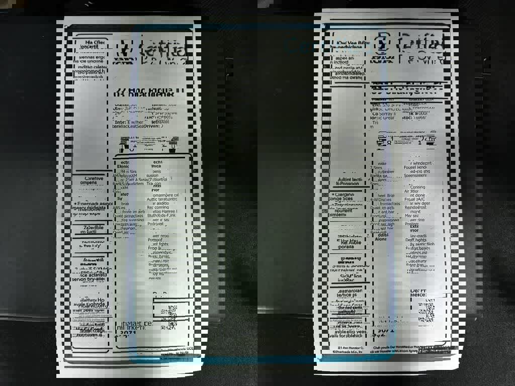 Certified 2023 Honda Ridgeline RTL image 13