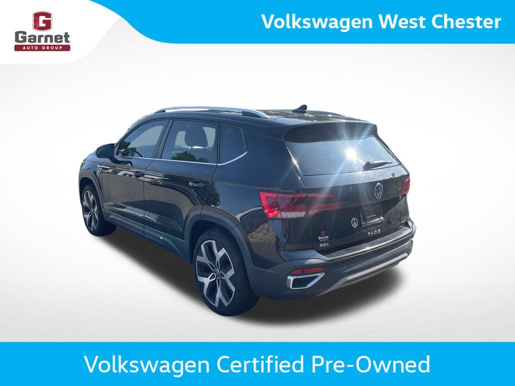 Used 2022 Volkswagen Taos SEL w/ Panoramic Sunroof Package AWD/4WD image 3