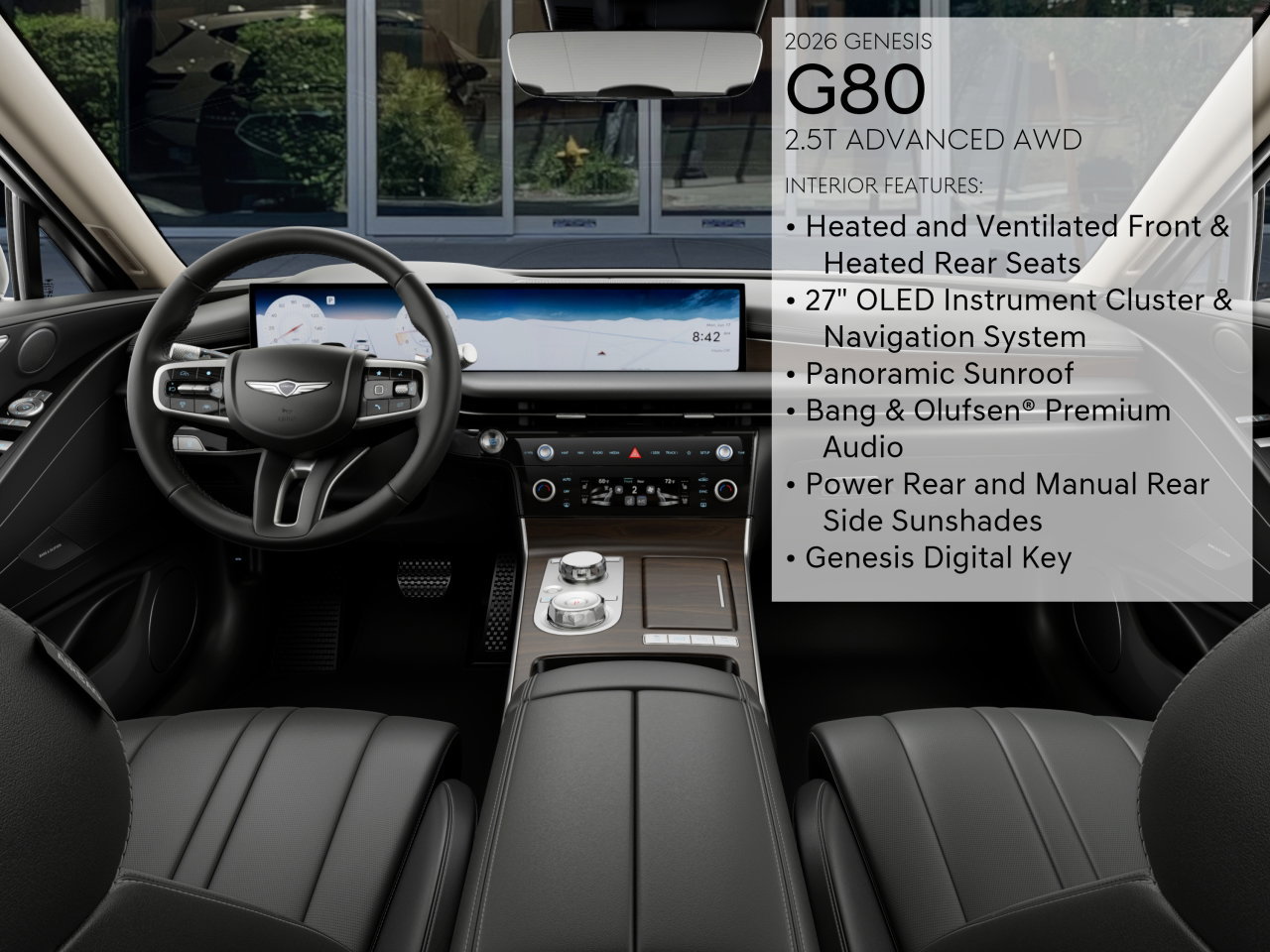 New 2026 Genesis G80 2.5T Advanced AWD/4WD image 17