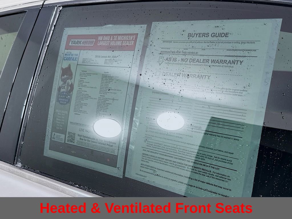 Used 2016 Lexus NX 200t AWD image 13