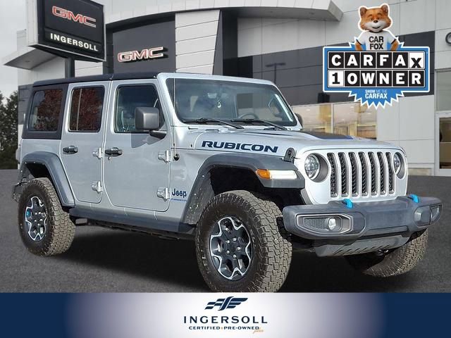 Used 2023 Jeep Wrangler Unlimited Rubicon 4xe w/ Cold Weather Group image 1