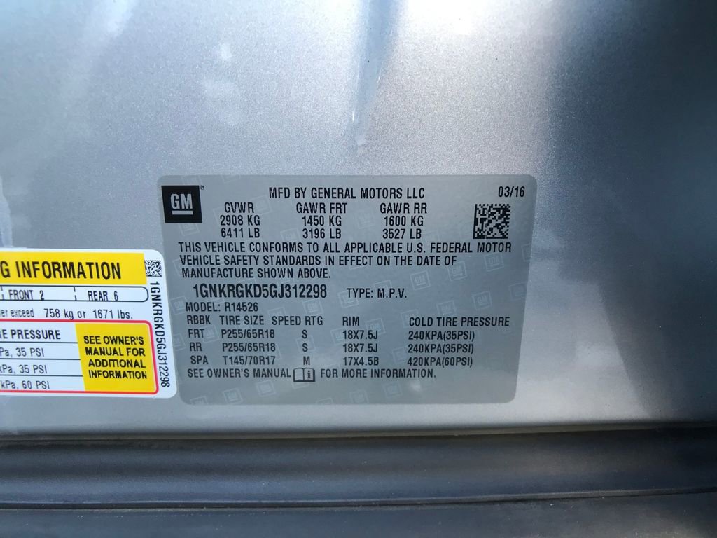 Used 2016 Chevrolet Traverse LT image 17