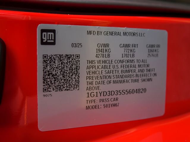 Used 2025 Chevrolet Corvette Z06 w/ Battery Protection Package image 26