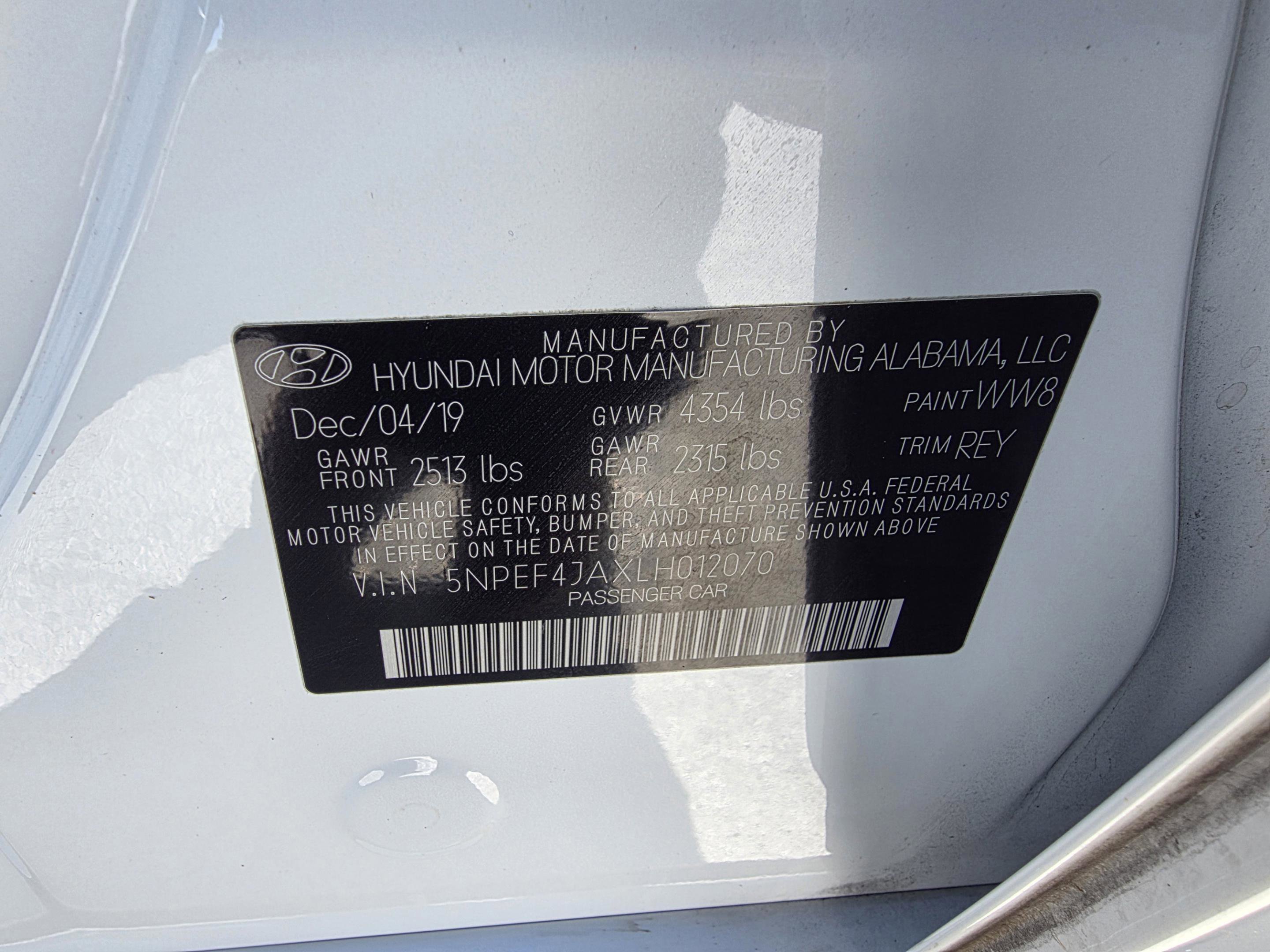 Used 2020 Hyundai Sonata SEL w/ Premium Package image 32