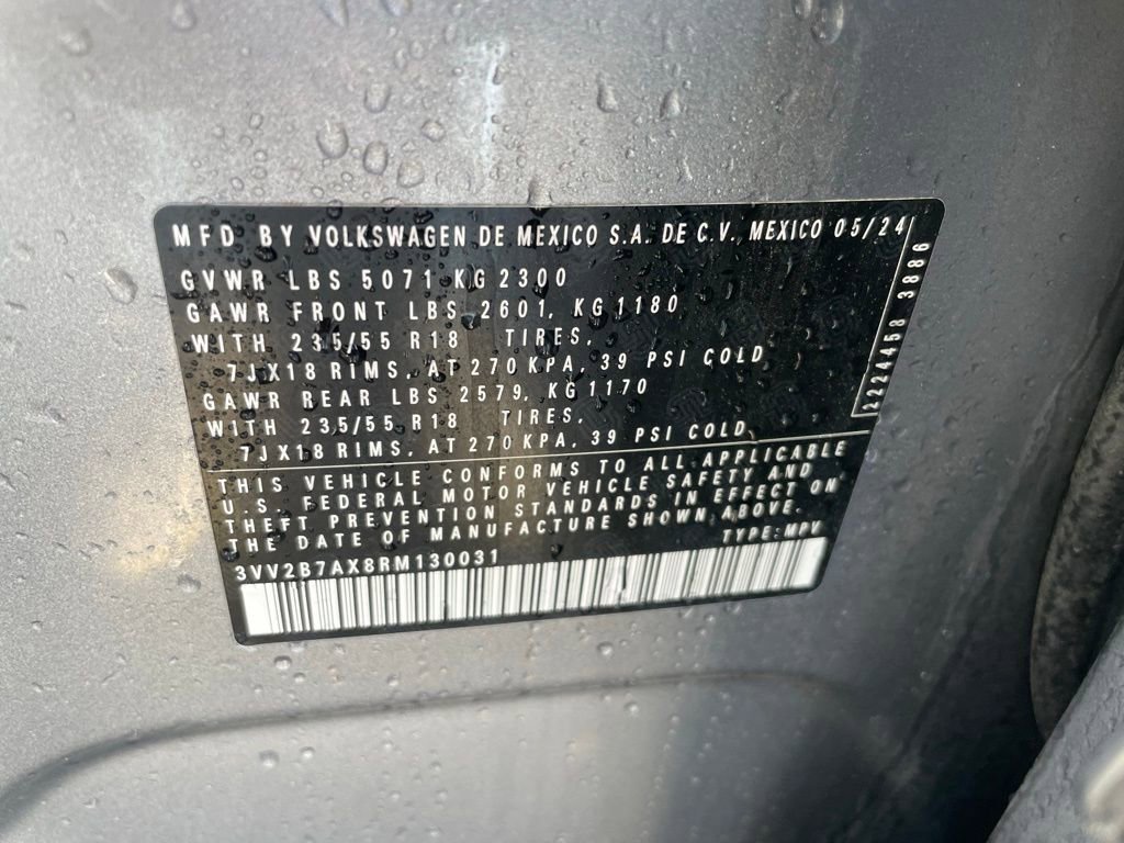 Used 2024 Volkswagen Tiguan SE AWD/4WD image 55