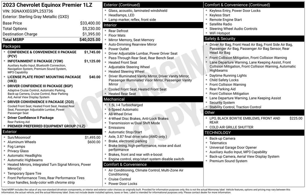 Certified 2023 Chevrolet Equinox Premier AWD/4WD image 2