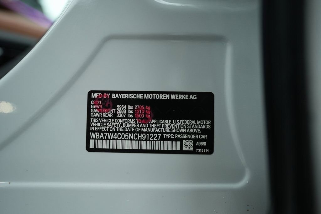 Used 2022 BMW 745e xDrive w/ M Sport Package image 22