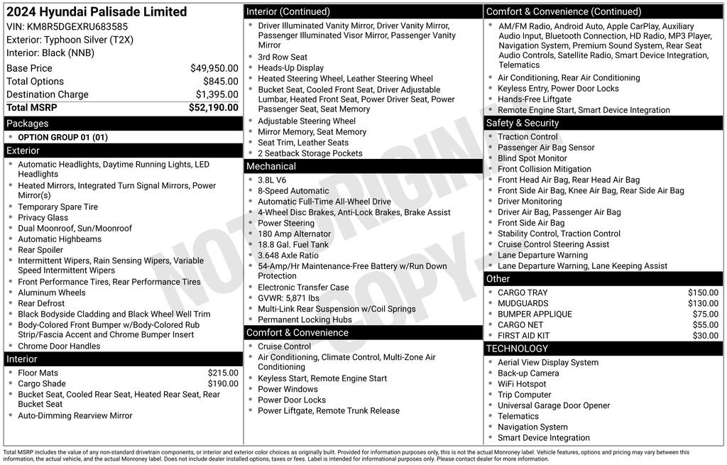 Used 2024 Hyundai Palisade Limited image 41