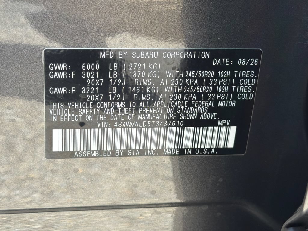 New 2026 Subaru Ascent Bronze Edition AWD/4WD image 31