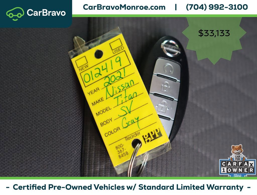 Used 2021 Nissan Titan SV w/ SV Convenience Package AWD/4WD image 48