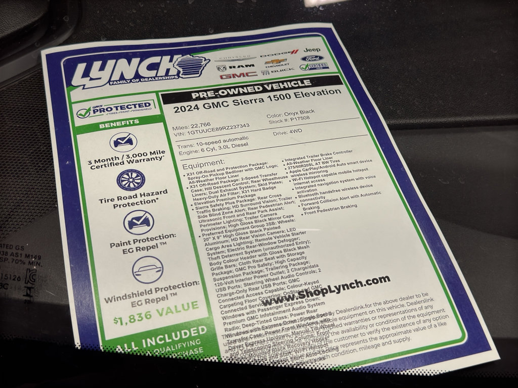 Used 2024 GMC Sierra 1500 Elevation w/ Elevation Premium Package image 45