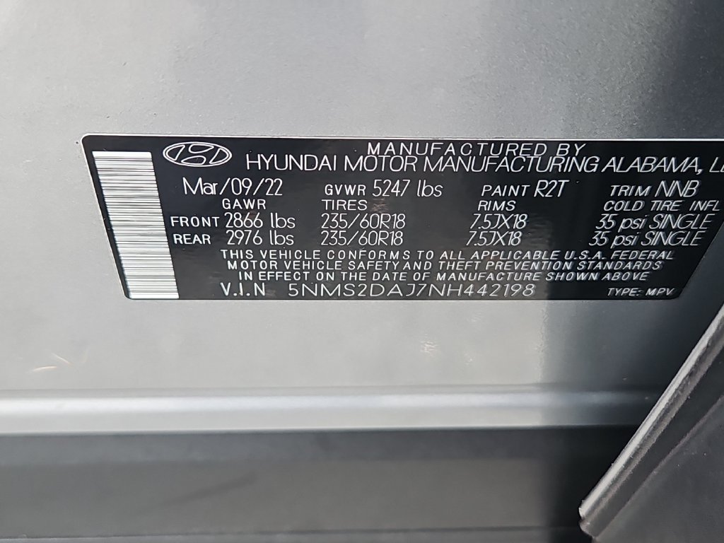 Used 2022 Hyundai Santa Fe SEL AWD/4WD image 14