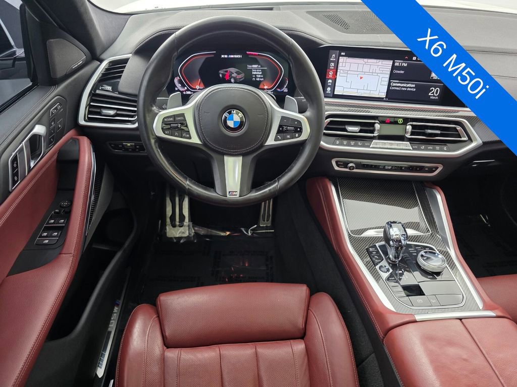 Used 2021 BMW X6 M50i w/ Premium Package image 13