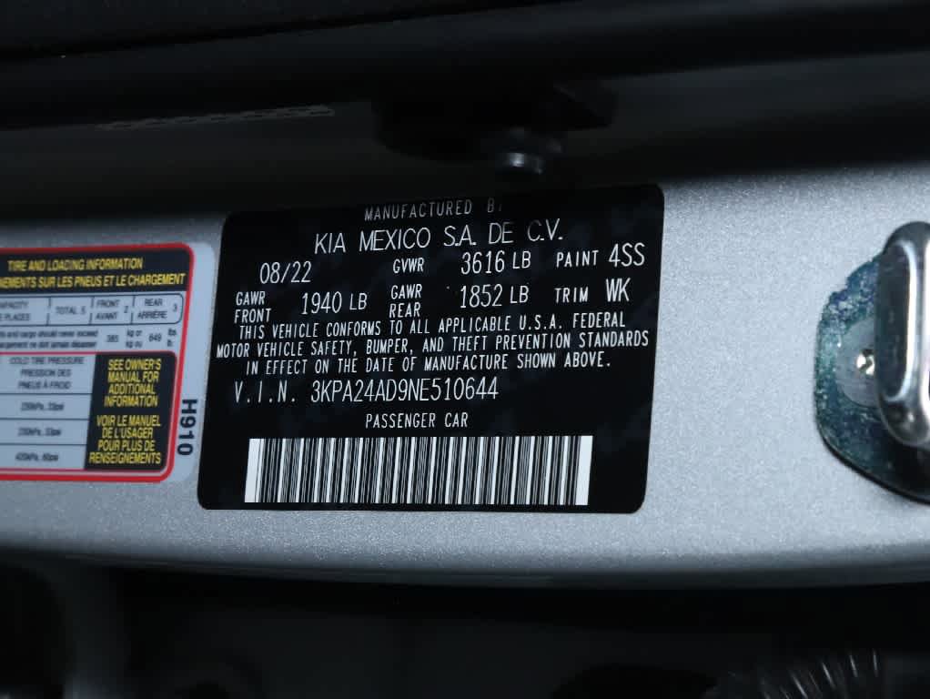 Used 2022 Kia Rio LX FWD image 19