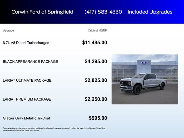New 2026 Ford F250 Lariat w/ Black Appearance Package AWD/4WD image 5