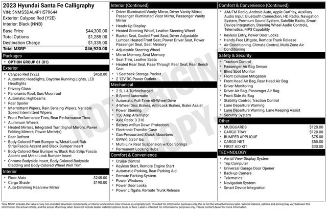 Used 2023 Hyundai Santa Fe Calligraphy image 5