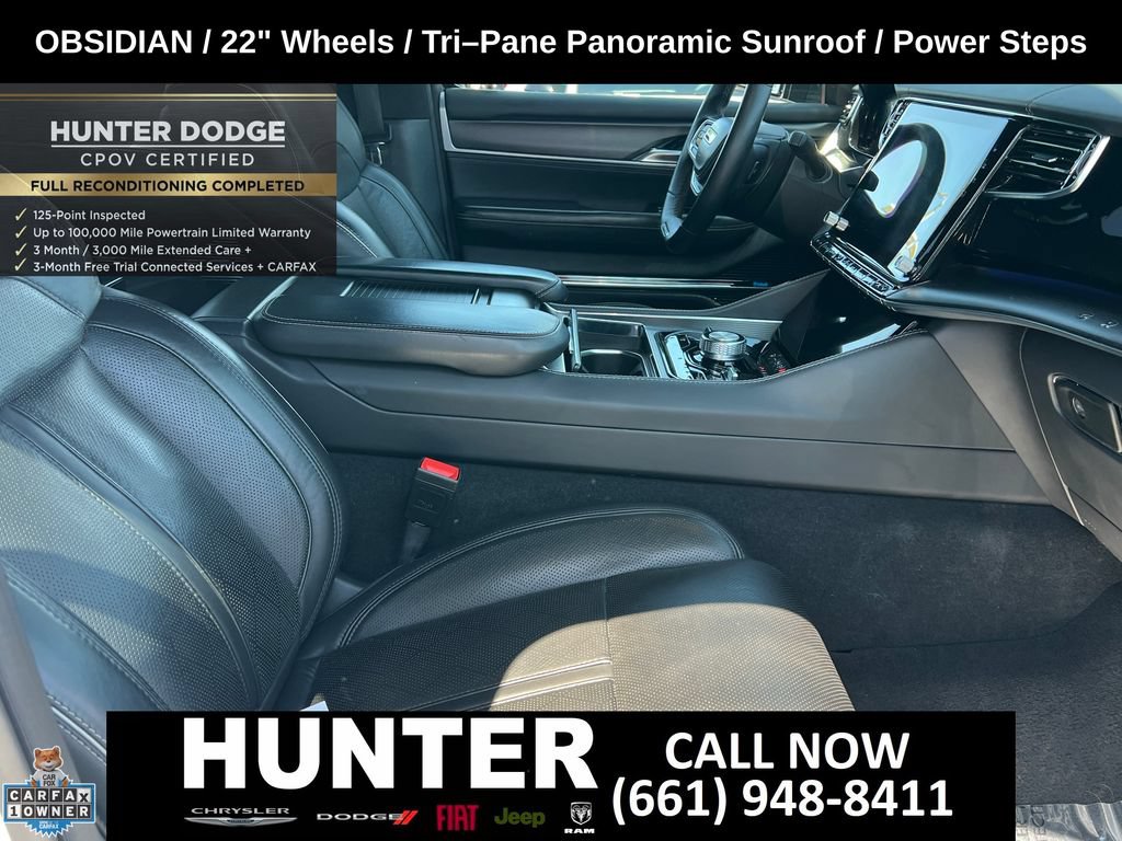 Certified 2024 Jeep Grand Wagoneer L Series II w/ Quick Order Packagew 28T AWD/4WD image 15