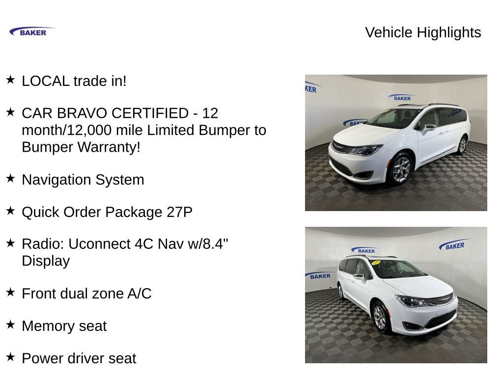 Used 2019 Chrysler Pacifica Limited FWD image 4