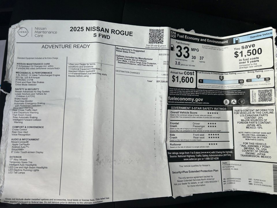 Used 2025 Nissan Rogue S image 33