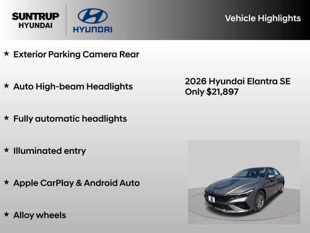 Used 2026 Hyundai Elantra SE FWD image 16