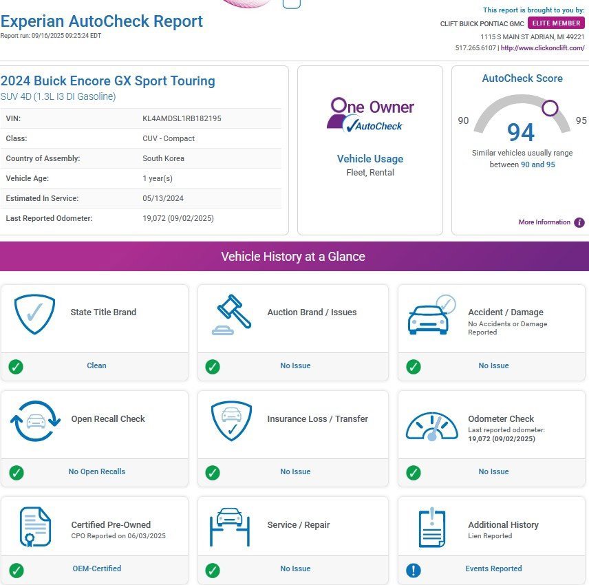 Used 2024 Buick Encore GX Sport Touring image 3