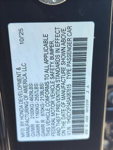 New 2025 Honda Accord Sport image 23