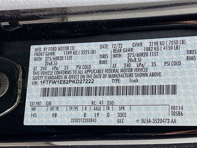 Used 2023 Ford F150 Lariat w/ Equipment Group 502A High image 30