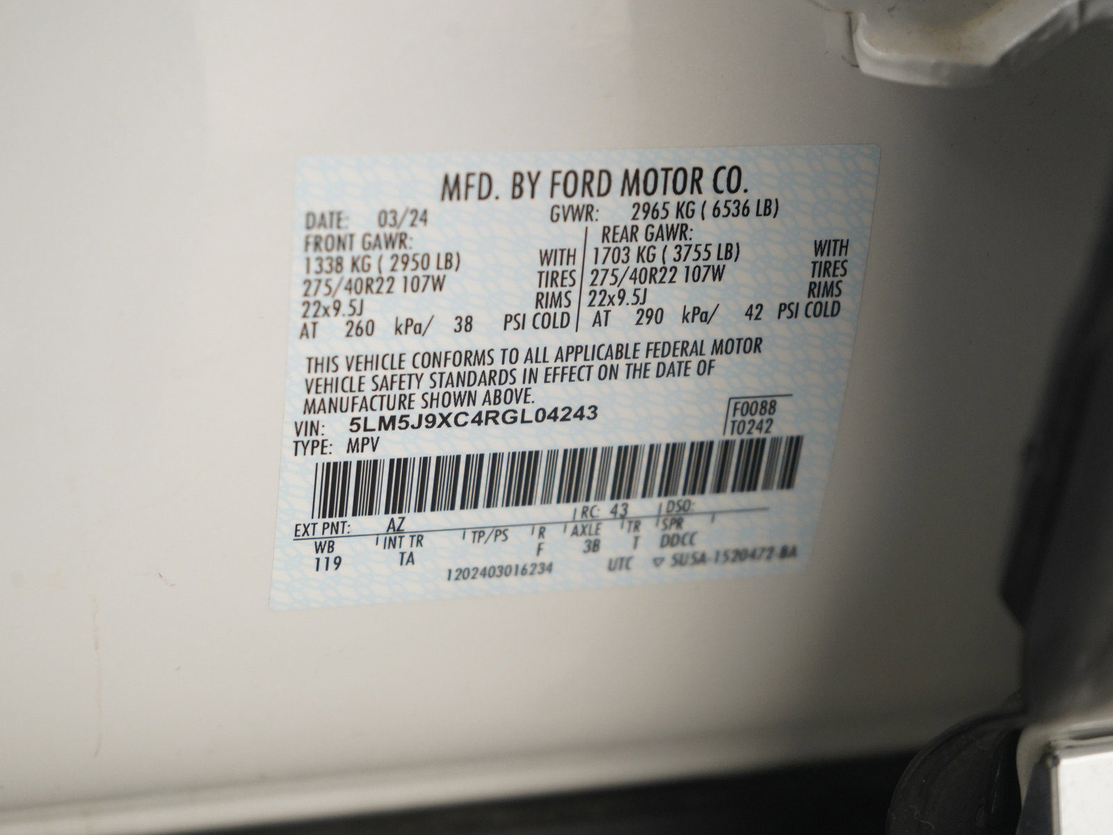 Used 2024 Lincoln Aviator Black Label image 34