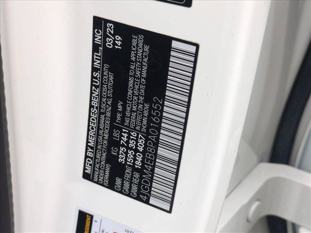 Certified 2023 Mercedes-Benz EQS 580 4MATIC SUV image 29
