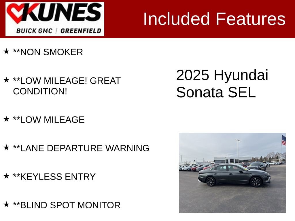 Used 2025 Hyundai Sonata SEL FWD image 3
