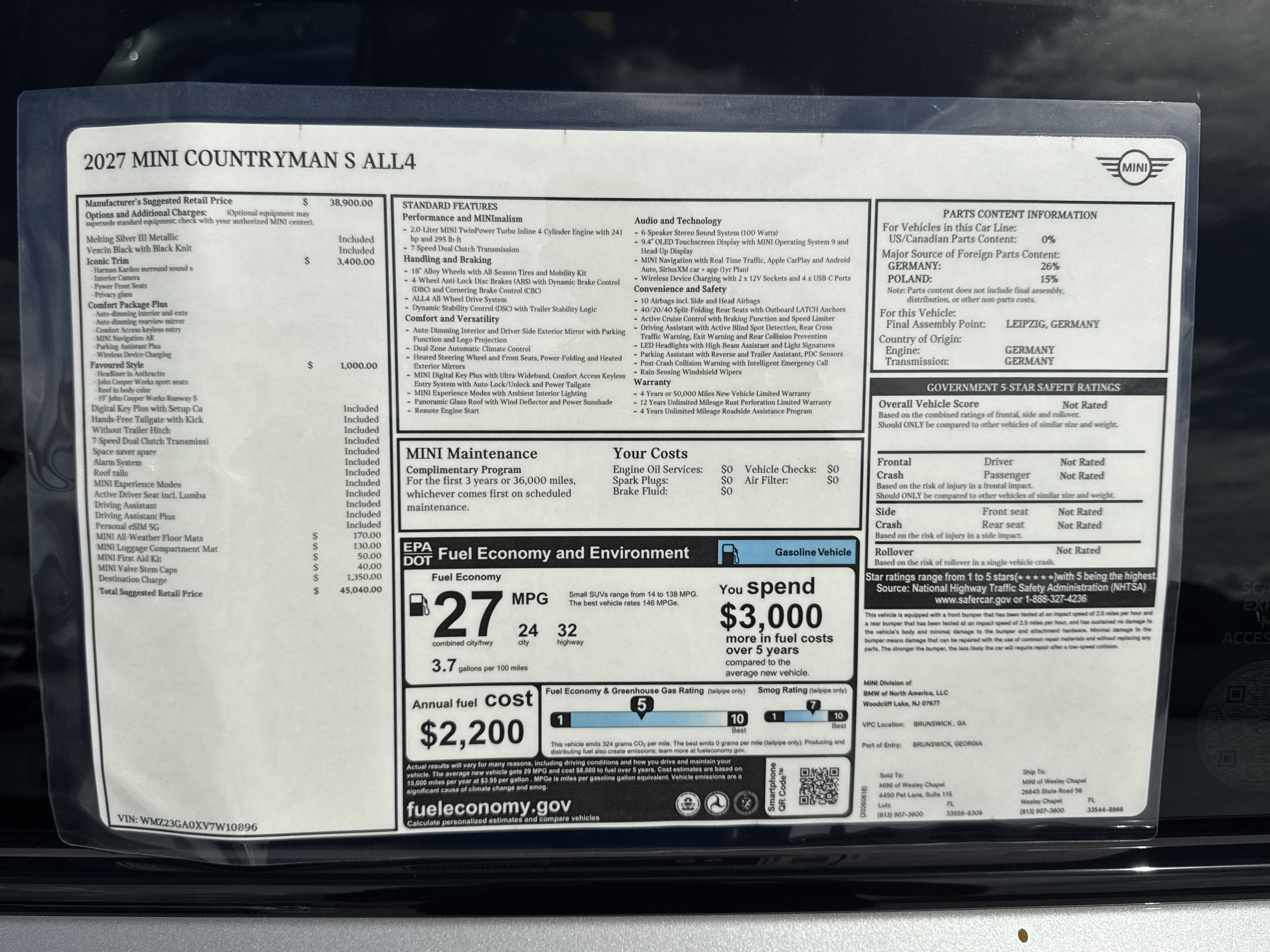 New 2027 MINI Cooper Countryman S AWD/4WD image 26