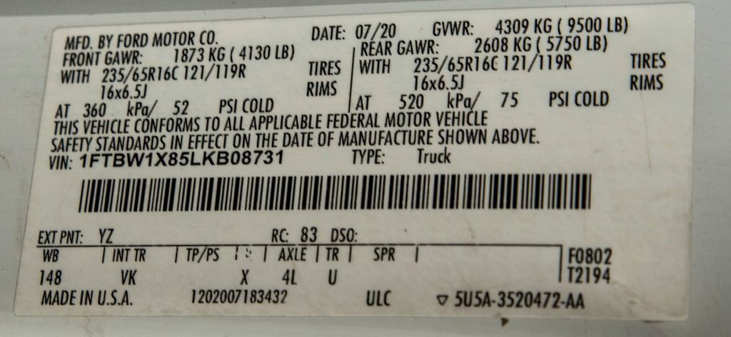 Used 2020 Ford Transit 350 148 High Roof image 23