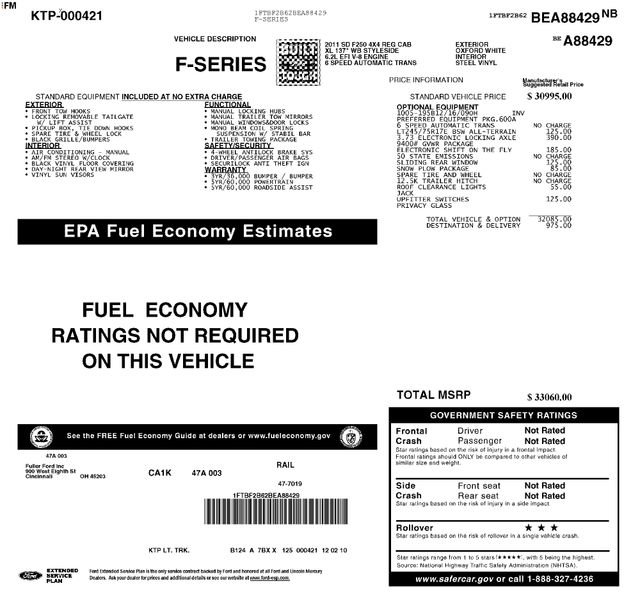 Used 2011 Ford F250 XL w/ Snow Plow Prep Pkg AWD/4WD image 25