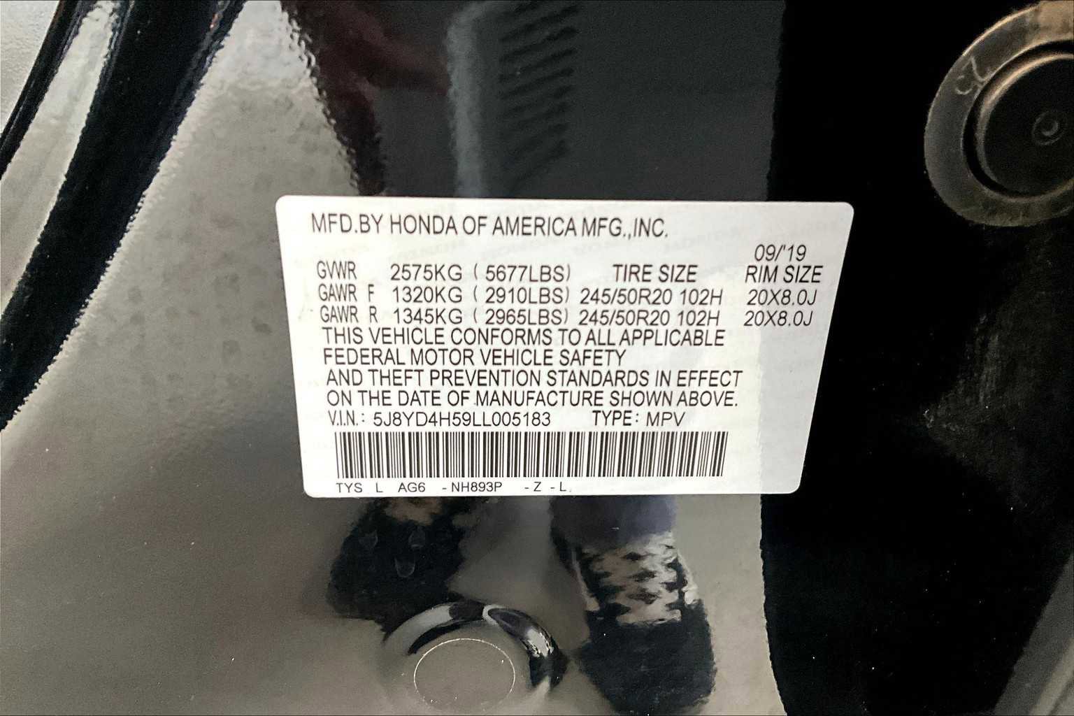 Used 2020 Acura MDX SH-AWD w/ Technology Package image 19