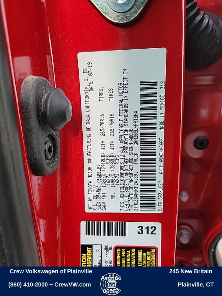 Used 2019 Toyota Tacoma TRD Off-Road image 41