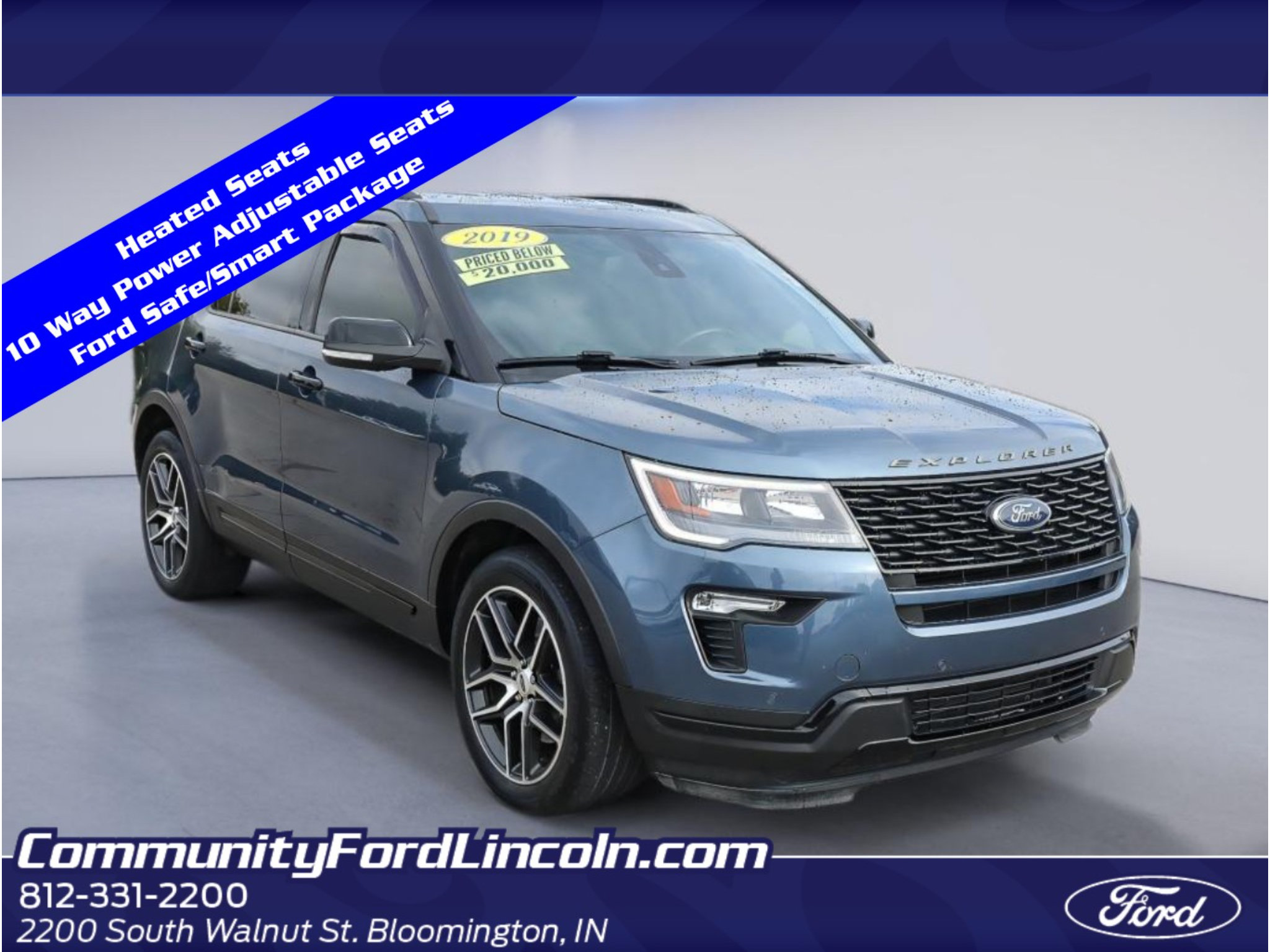 Used 2019 Ford Explorer Sport w/ Ford Safe & Smart Package AWD/4WD image 1
